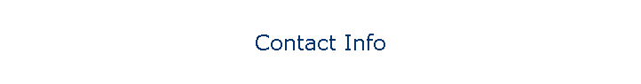 Contact Info